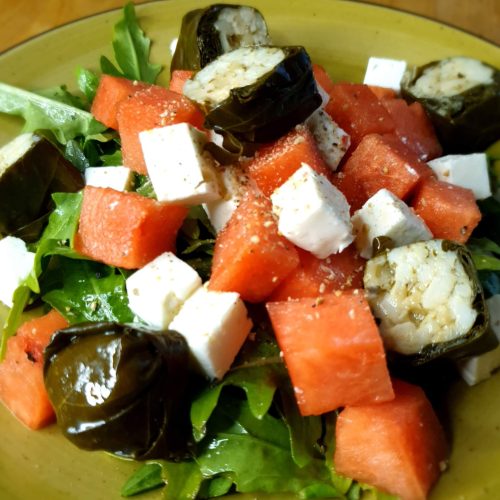 Melonen Feta Salat